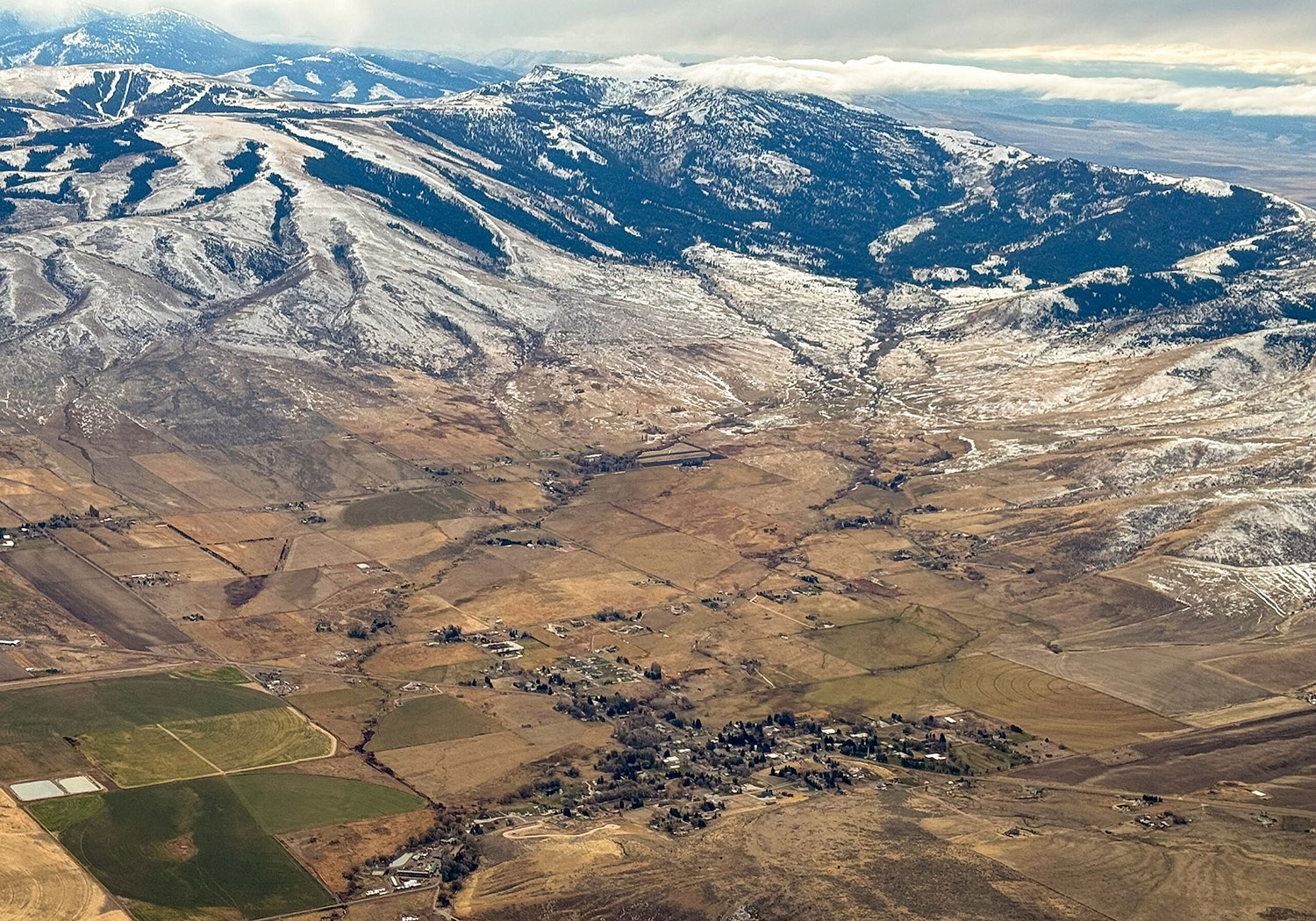 Pomerelle Mountain Resort in southern Idaho with ski terrain and surrounding mountain landscape