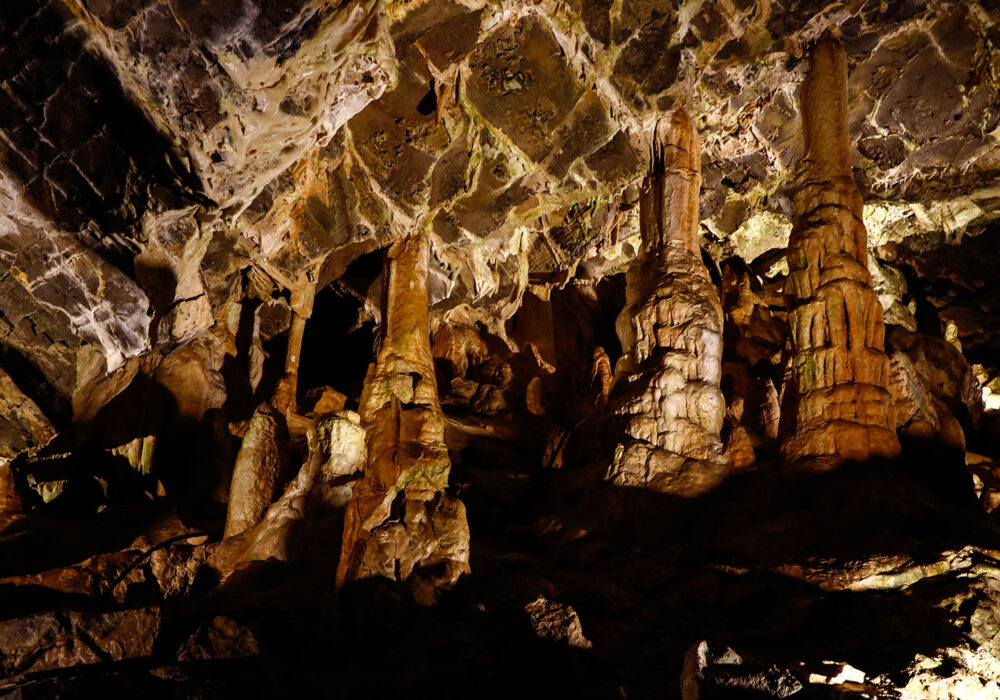 minnetonka-cave idaho Stalactites and stalagmites inside Minnetonka Cave in southeast Idaho